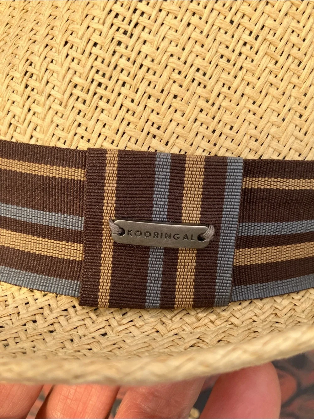 NWOT Kooringal straw paper hat